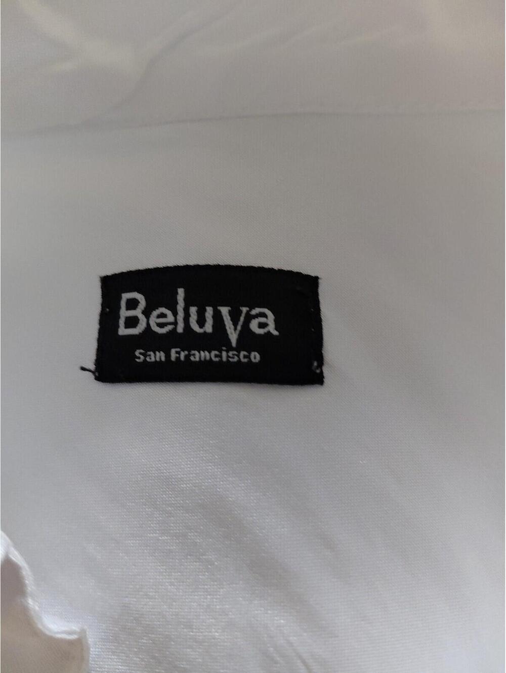 Beluva San Francisco  Button-Up Shirt White Sz 12 EUC - Picture 7 of 8